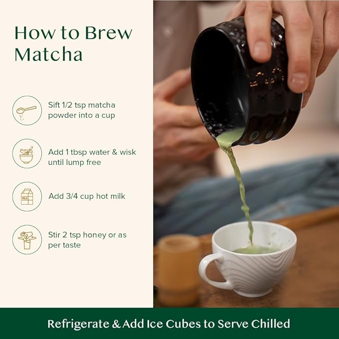 VAHDAM, Japanese Matcha Tea Powder (50 Cups,3.53oz) Sourced from Japan | Authentic Japanese Matcha Green Tea Powder | Classic Culinary Matcha From Japan - Bloomnest
