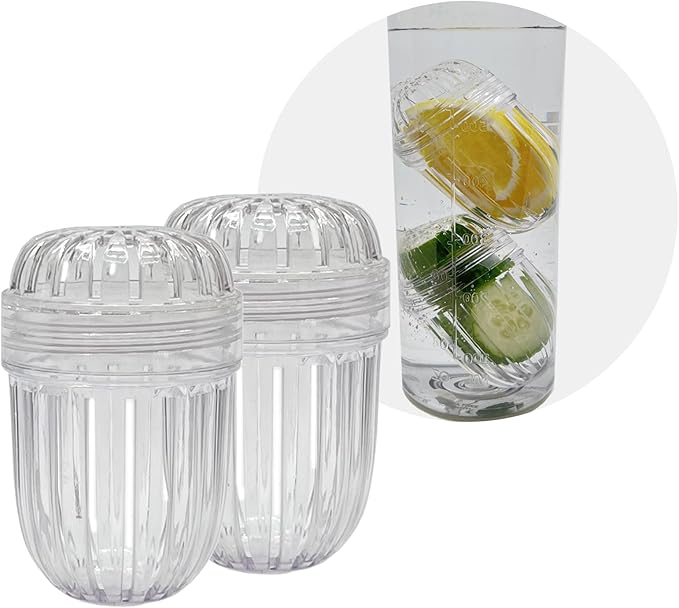 2PCS Fruit Infuser Insert,Flower Tea Infuser for Wide Mouth Water Bottles,Compatible with Stanley,Hydro Flask,Iron Flask, Takeya, ThermoFlask and Similar - Bloomnest