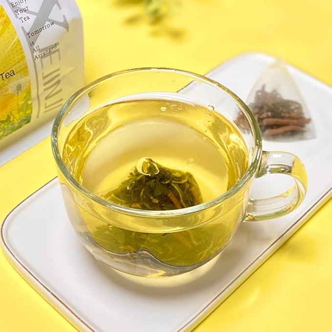 XIEJINJI Dandelion Tea, 100% Pure Dandelion Root & Leaf, 4.2g*40Count, Re-usable for Brew, Caffeine-Free Herbal Blend to Support Liver & Kidney Function, Eco-Conscious Tea Bags - Bloomnest