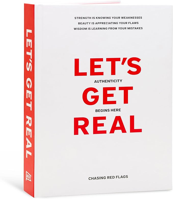 Let’s Get Real Guided Journal – Therapist-Approved Self-Care & Mental Health Journal with 240 Prompts, Coloring Pages & Book Club-Style Discussion Guide, Hardcover, A5 - Bloomnest