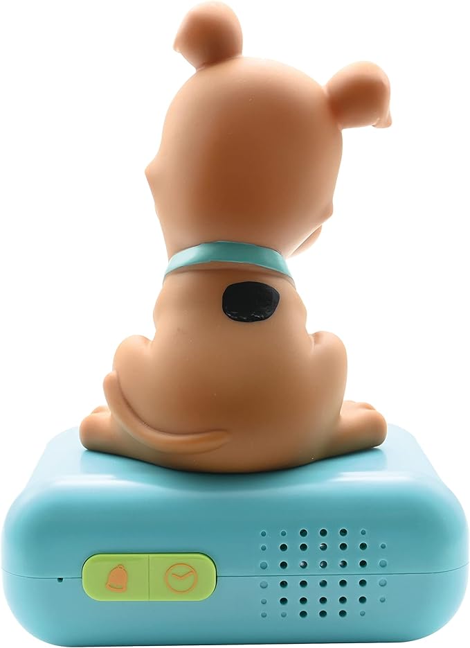 LEXiBOOK - Scooby-Doo Digital Alarm Clock for Kids with Night Light Snooze, Childrens Clock, Luminous Scooby-Doo, Blue Colour - RL800SD - Bloomnest