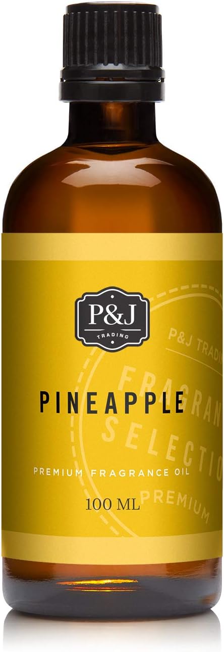 P&J Trading Fragrance Oil | Pineapple Oil 100ml - Candle Scents for Candle Making, Freshie Scents, Soap Making Supplies, Diffuser Oil Scents PJTrading