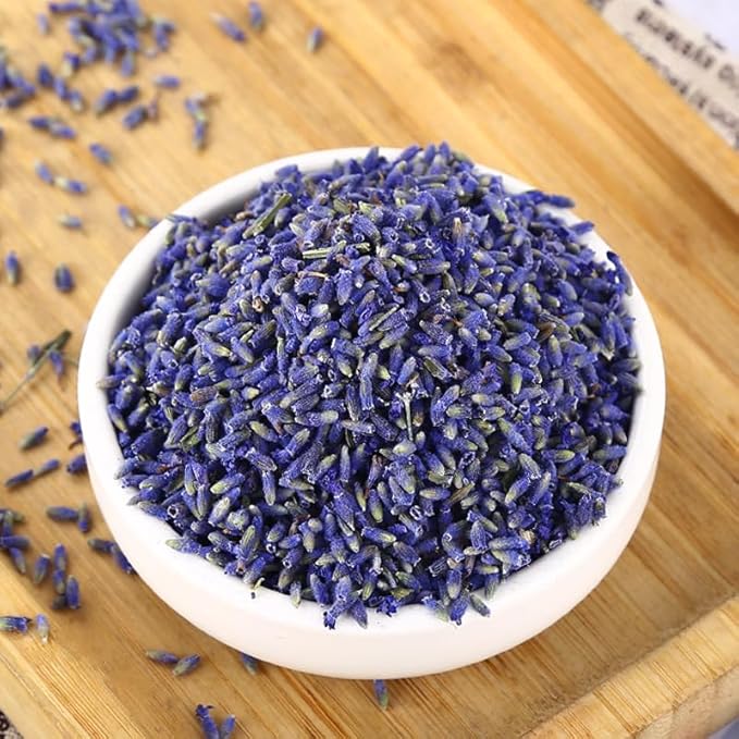 Organic Lavender Flowers，Lavender Tea Bags, 60 Teabags -Culinary Grade 100% Natural Edible Herbal Flowers Tea (100g/3.52oz) - Bloomnest
