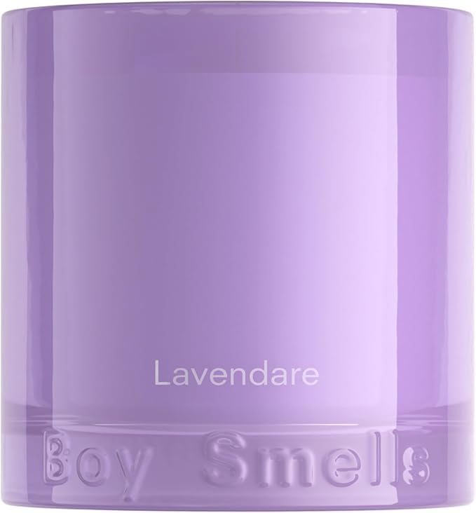 Boy Smells Lavender Candle - 8.5 oz - Luxury Candle with Lemon, Lavander, and Vetiver - Up to 50-Hour Burn - Cotton Wick - Bloomnest