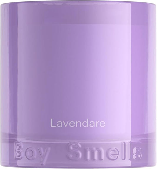 Boy Smells Lavender Candle - 8.5 oz - Luxury Candle with Lemon, Lavander, and Vetiver - Up to 50-Hour Burn - Cotton Wick - Bloomnest