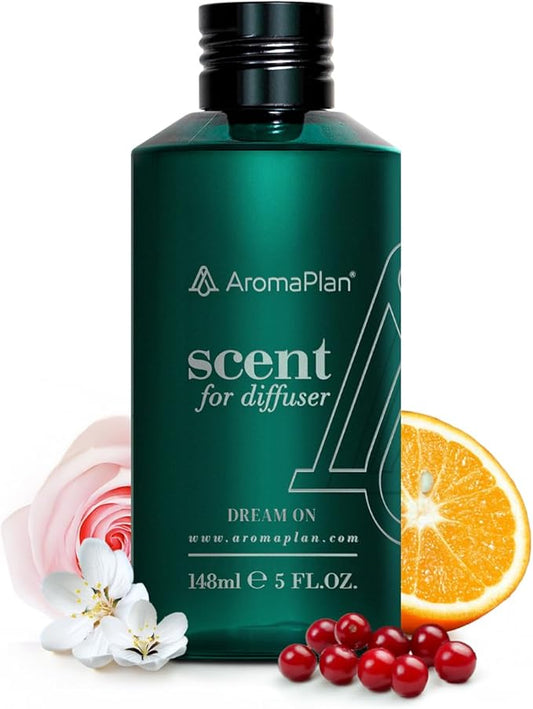AromaPlan Hotel Scents Dream On 5 Fl Oz (148ml), Home Luxury Aroma & Hotel Fragrance Diffuser Oil- Hotel Diffuser Oil for Aromatherapy- USA Made, Bigger Bottle, Bolder Aroma & Longer Lasting - Bloomnest