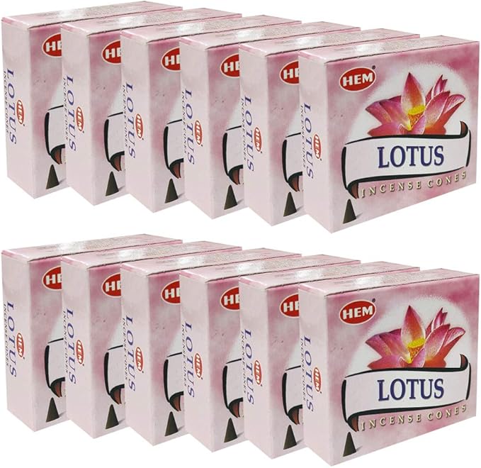 Lotus Incense Cones and Cone Incense Burner Bundle Insence Insense Hem Incense TRUMIRI