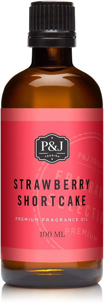 P&J Trading Fragrance | Strawberry Shortcake Oil 100ml - Candle Scents for Candle Making, Freshie Scent, Soap Making Supplies, Diffuser Oil Scents - Bloomnest