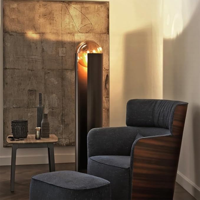 Nordic Floor Lamp Luxurious Family Living Room Bedroompersonalized and Creative LED Decorative Standing Light (K) - Bloomnest