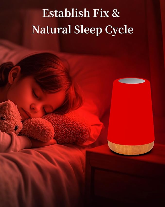 TLAOTNIY Red Light for Sleep Aid LampBlue Light Blocking Dimmable for Stress Relief Relaxation Travel Meditation and Yoga, 670nm Red Lamp (1 Pack) - Bloomnest