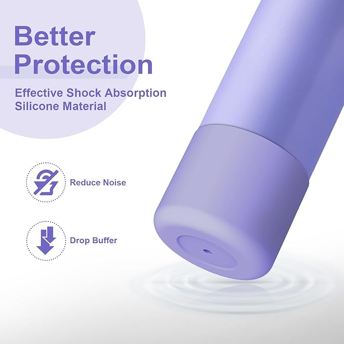 2PCS Silicone Water Bottle Boot for Owala 24oz 32oz 40oz, Anti-Slip Protective Sleeve Bottom Bumper Protector for FreeSip, Twist, and Flip Stainless Steel Water Bottles Alwenid