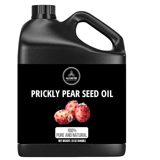 Naturevibe Botanicals Prickly Pear Oil 32 Ounces | 100% Pure and Natural | Great for Skin Care and Hair Care - Bloomnest
