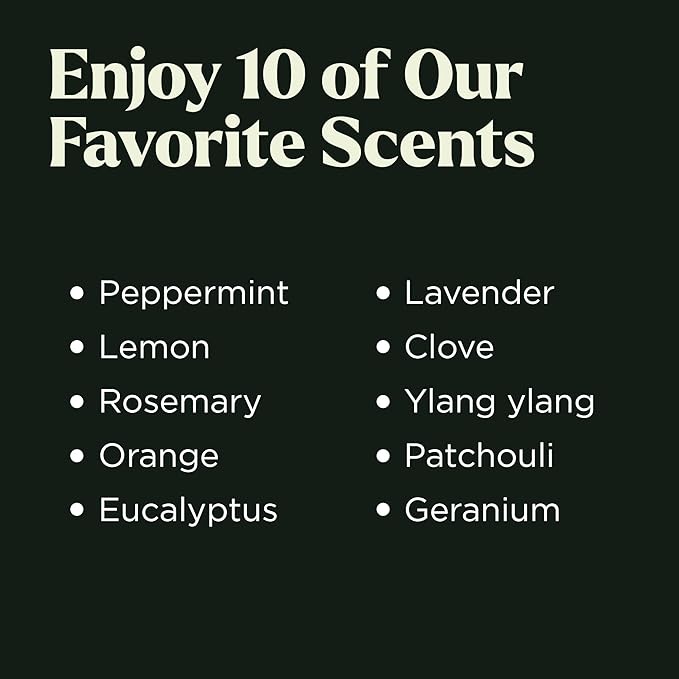 Essential Oils Set - Top 10 Gift Set Blends for Fragrance, Diffusers, Humidifiers, Aromatherapy, Cars & Home Products, Room Sprays, Candle Making, Yoga - Fragrance Oils for Botanical Fresheners Making - Bloomnest