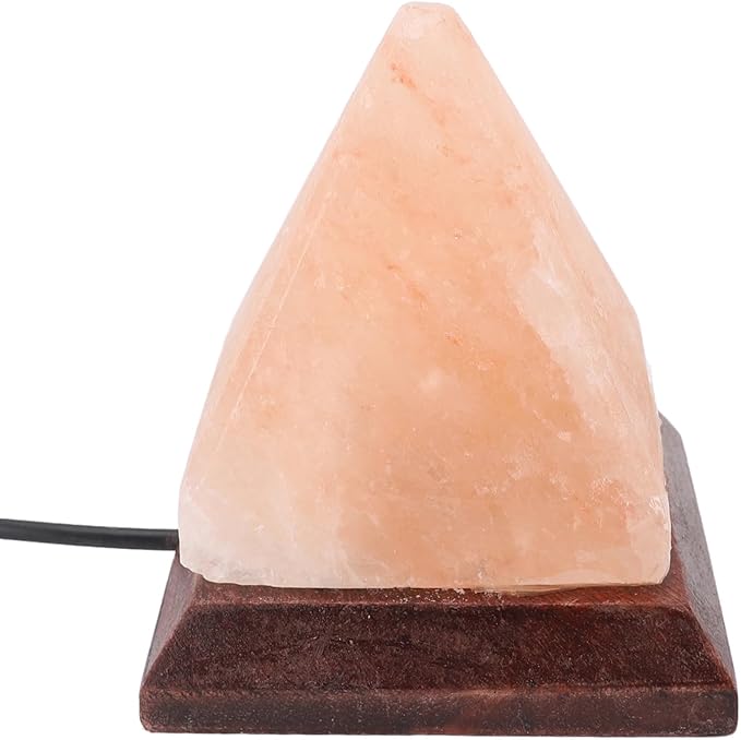 Himalayan Salt Lamp RGB 7 Colors Changing Hand Carved with Wood Base Lamp for Home Decoration Gift - Bloomnest