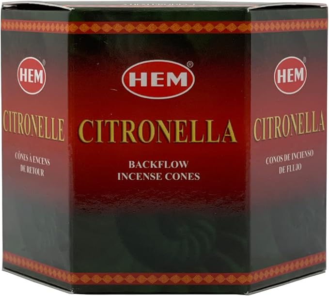 Citronella Backflow Incense Cones for Waterfall Aromatic Smoke Fountain Haze Falls