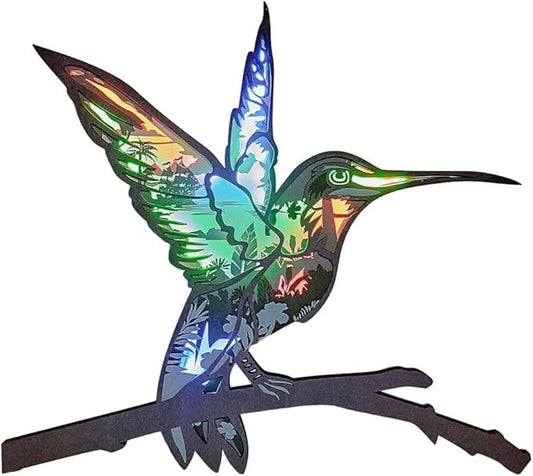 3D Wooden Animal Carving Multi-Color LED Night Light, Wood Carving Light, Modern Home Decoration, Decorative Tables, Cabinets, Living Rooms, Bedrooms, Offices, Farmhouses, Bookshelves, Perfect Gifts - Bloomnest
