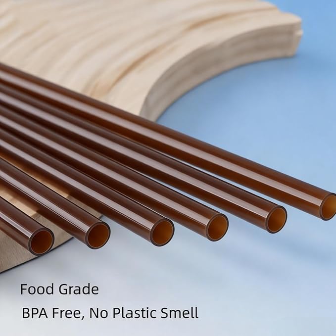 6PCS Black Straw Replacement Compatible With Owala FreeSip Water Bottle (Coffee, 24oz/32oz) GL-Auking