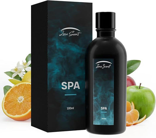 SPA Luxury Essential Oil for Diffusers - Relaxing Citrus & Floral Aromatherapy with Lemon & Jasmine - Soothing Spa Scent for Home & HVAC Systems ZoneScent