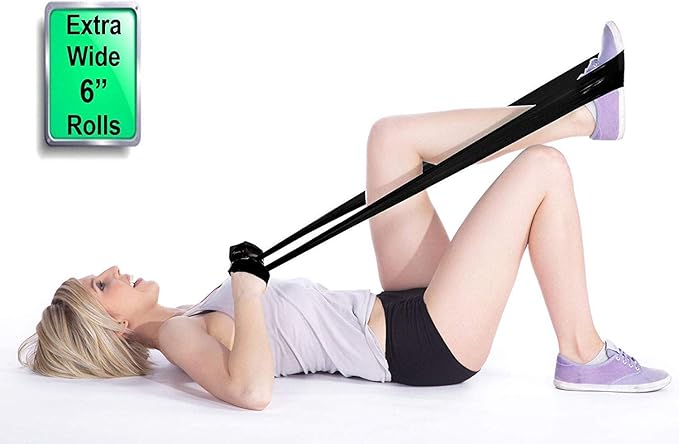 Resistance Band for Working Out - 8,16,24 Yard Resistance Bands Bulk Rolls - 10 Strengths in Light Medium and Heavy Exercise Bands - Latex Free Workout Bands Including iPhone App and e-Book - Bloomnest
