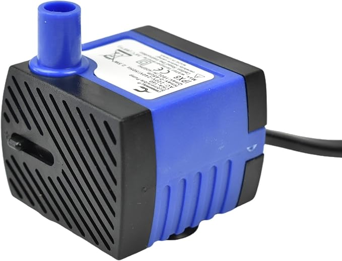 CONQUERALL 2.5W Mini Fountain Pump 42GPH Submersible Outdoor 1.48ft Head for Nano Fish Tanks - Bloomnest