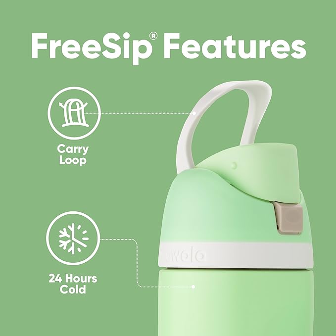 Owala Star Wars FreeSip Insulated Stainless Steel Water Bottle with Straw for Sports and Travel, BPA-Free, 24-Ounce, Stronger Than You Think Owala