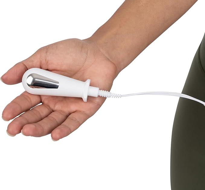 Discount TENS - Vaginal Probe Electrode for TENS, EMS, Estim, Electro Stim Units – Pelvic Floor Exerciser & Kegel Tonor, Medical Grade Stainless Steel & Bio-Plastic with 2mm Pin Connector. Model V1 Discount+TENS