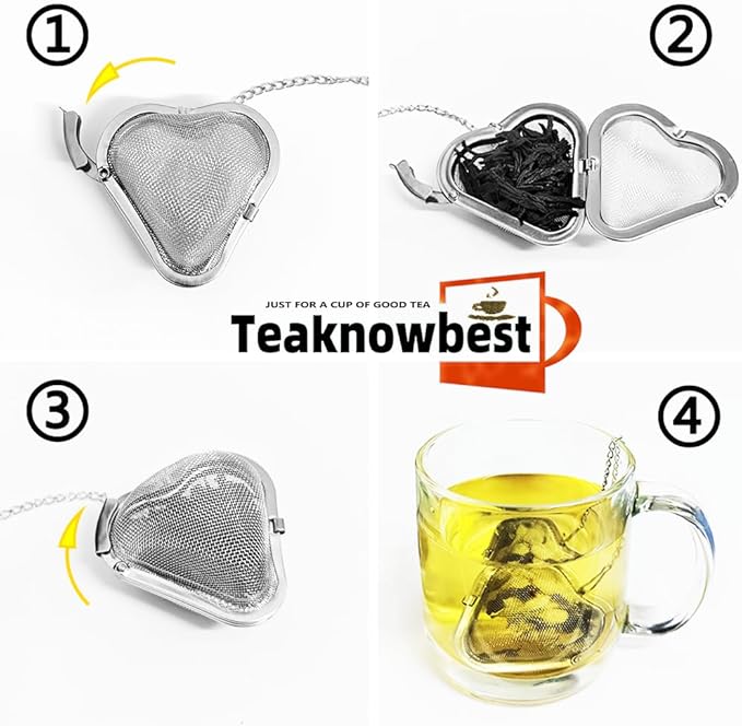 1 Pack Tea infusers, loose tea strainer, Heart shaped tea ball + cute animal pendant, reusable tea steeper makes afternoon tea meaningful (Duck, 1PCS) - Bloomnest