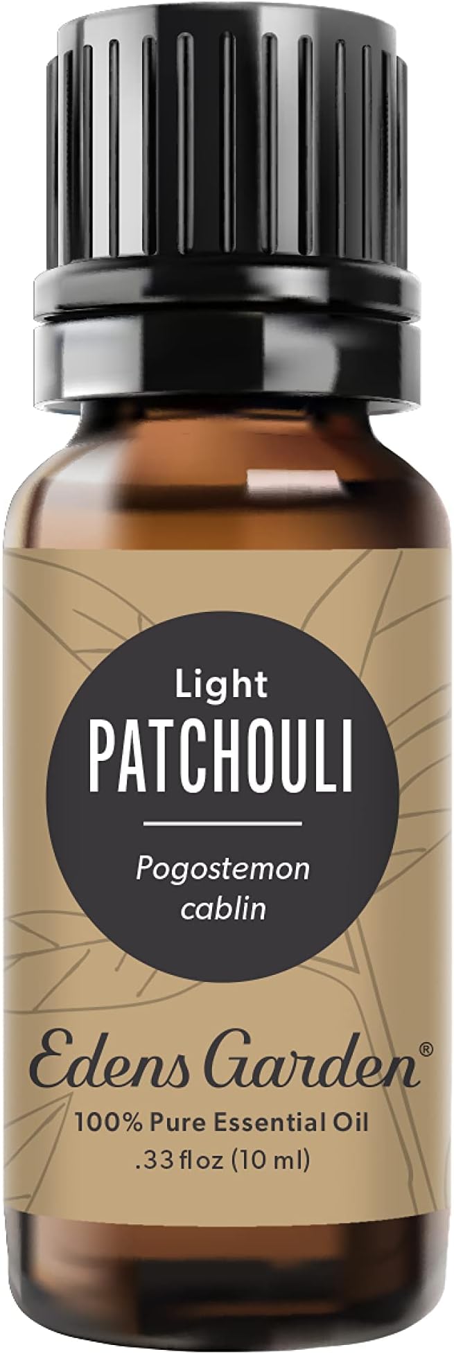 Edens Garden Patchouli- Light Essential Oil- 100% Pure Premium Grade, Undiluted, Natural, Therapeutic, Aromatherapy, The Best for Diffuser, Skin, Face, Hair 10 ml (.33 fl oz) EdensGarden