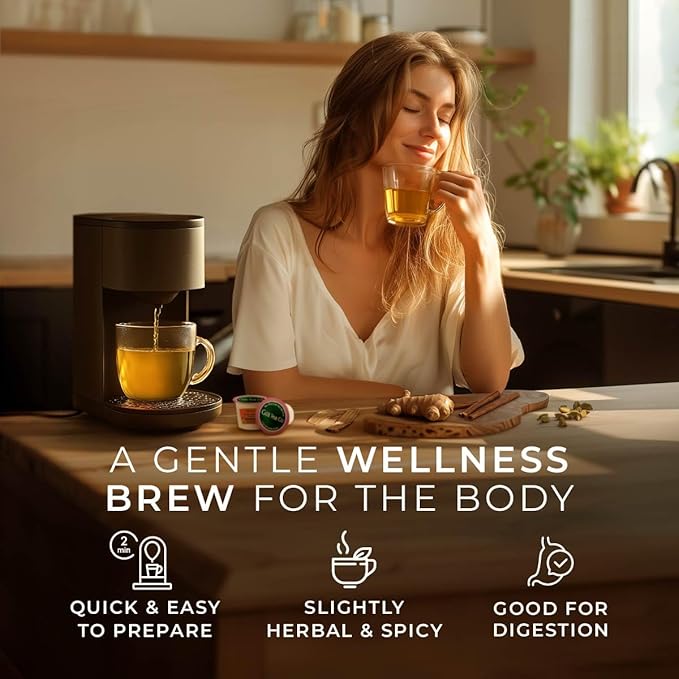 Gya Tea Co Body Cleanse Herbal Tea K Pods (16 ct) - Decaf Tea Pods Colon Cleanse Tea for Bloating & Constipation Relief - Gut Cleanse Oil Cleansing Tea Digestion Tea Gifts for All Day Wellness - Bloomnest