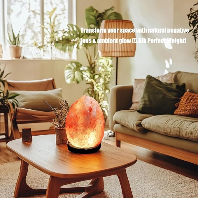 16 Colors Remote Salt Himalayan Salt Lamp Natural Crystal Salt Rock Lamp Hand Carved Night Lights, USB Salt Crystal Lamp Remote Control Salt Lamp for Home Decor and Gift (5.5lb) - Bloomnest