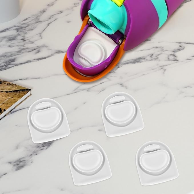 4pcs Replacement Stopper Seal Compatible with Owala FreeSip 24oz 32oz,Water Bottle Lid Insert Cap Silicone Seal Parts for Owala 16/19/24/32/40oz Spout Gasket Mouth piece Accessories F2 Frokolla