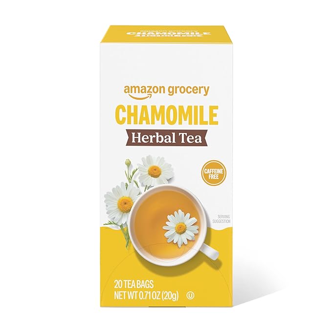Amazon Grocery, Chamomile Herbal Tea Bags, 20 Ct - Bloomnest