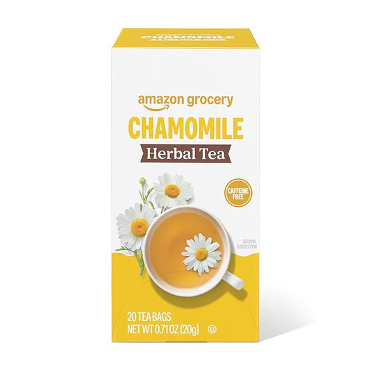 Amazon Grocery, Chamomile Herbal Tea Bags, 20 Ct - Bloomnest