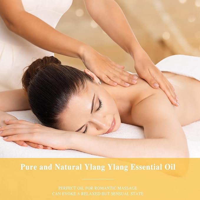 Ylang Ylang Essential Oil, MAYJAM 3.38FL.OZ Premium Quality Essential Oils for Diffusers for Home, 100ML Ylang Ylang Oil Scented Oil, Great for DIY Soap Candle Making - Bloomnest