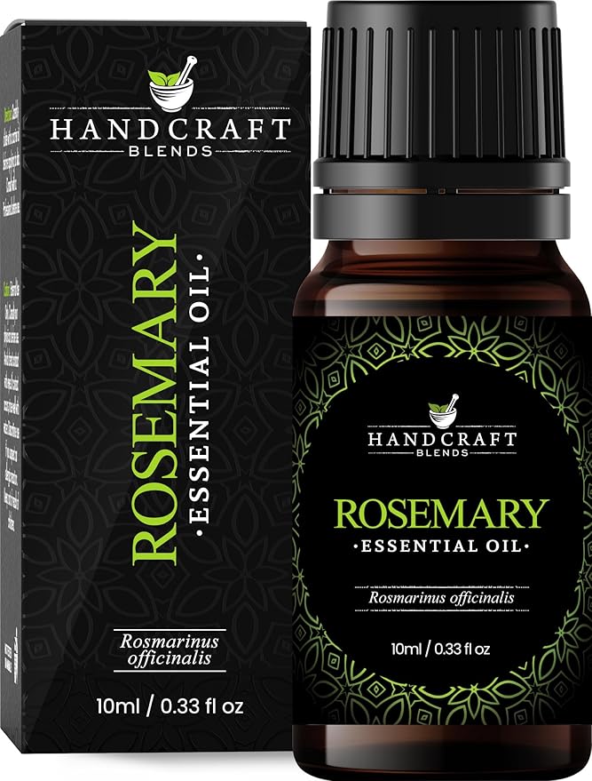 Handcraft Blends Rosemary Essential Oil – 0.33 Fl Oz – 100% Pure and Natural – Premium Grade Essential Oil for Diffuser and Aromatherapy, Skin, Massage, Candle and Soap Making Fragrance - Bloomnest