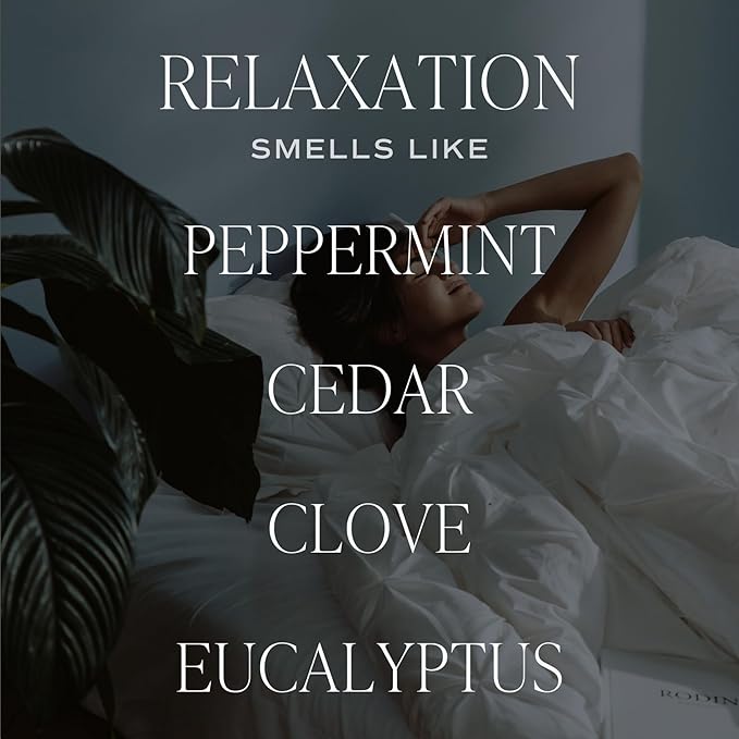 Sweet Water Decor Relaxation Reed Diffuser Set - Eucalyptus, Peppermint, Cedar, Patchouli Scented Diffusers - Reed Diffusers for Home with Long Lasting Fragrance - Oil Reed Diffuser - Made in The USA - Bloomnest