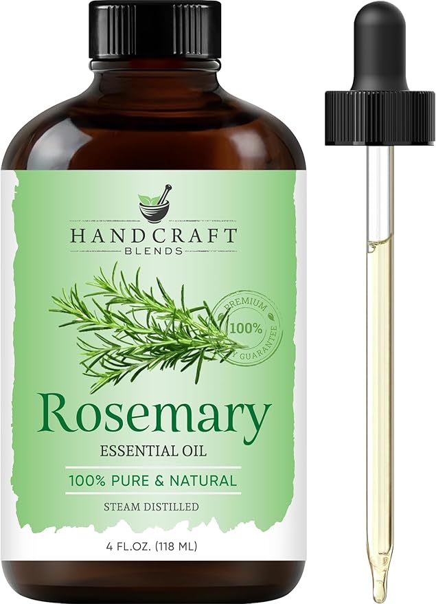 Handcraft Blends Rosemary Essential Oil – Huge 4 Fl Oz – 100% Pure and Natural – Premium Grade Essential Oil for Diffuser and Aromatherapy, Skin, Massage, Candle and Soap Making Fragrance - Bloomnest
