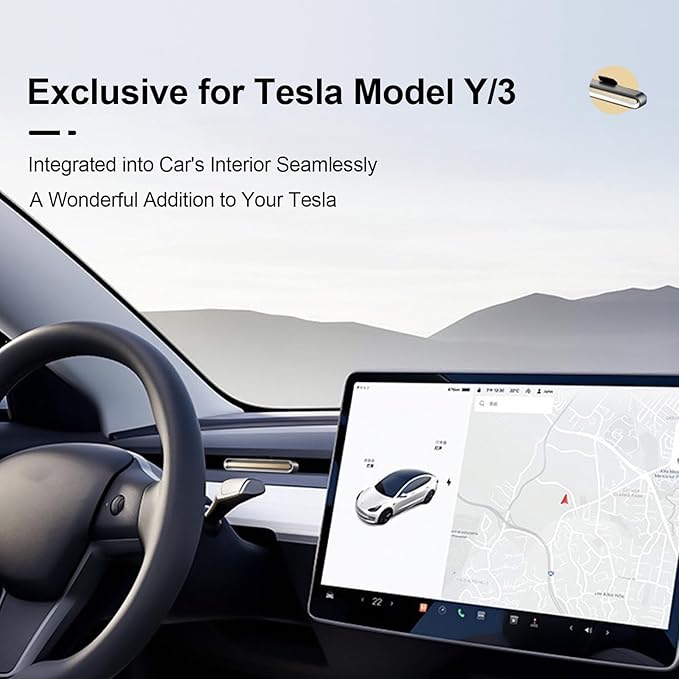 Car Air Freshener in Vent for Tesla Model Y/3 Accessories, Air Fragrance Diffuser Set Includes 6 Long-Lasting Fragrance Sticks + 2 DIY Stick - Bloomnest