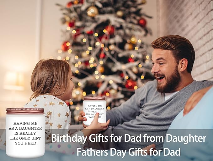 Gifts for Mom Dad from Daughter - Funny Mom Dad Birthday Gift, Mothers Fathers Day Birthday Thanksgiving Christmas Lavender Candles Gifts from Daughter - Bloomnest