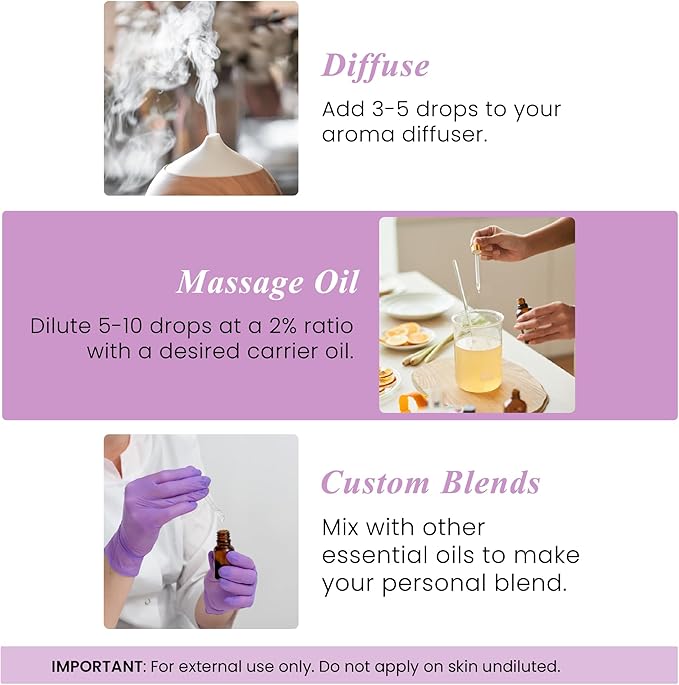 Handcraft Blends Organic Lavender Essential Oil – 1 Fl Oz – 100% Pure and Natural – Premium Grade Essential Oil for Diffuser and Aromatherapy HandcraftBlends