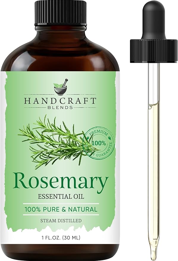Handcraft Blends Rosemary Essential Oil – 1 Fl Oz – 100% Pure and Natural – Premium Grade Essential Oil for Diffuser and Aromatherapy, Skin, Massage, Candle and Soap Making Fragrance - Bloomnest