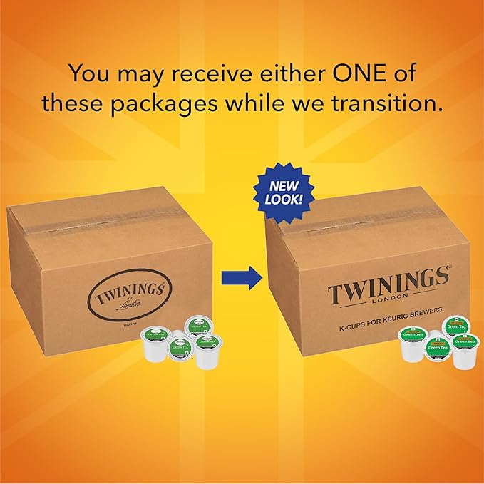 Twinings Green Tea K-Cup Pods for Keurig, 56 Count (Pack of 1), Smooth & Refreshing Flavour, Caffeinated, Enjoy Hot or Iced - Bloomnest