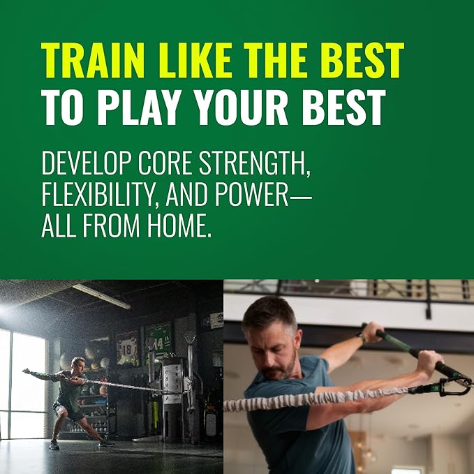 GolfForever Swing Trainer – Golf Training & Fitness System for Strength, Flexibility & Swing Power – Includes 30-Day Membership & Training Bar for Golf-Specific Workouts - Bloomnest