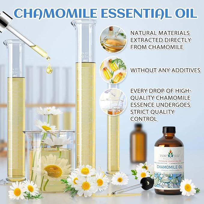 EVOKE OCCU Chamomile Essential Oil for Skin Hair Diffuser Candle Soap Making - 4 FL Oz - Bloomnest