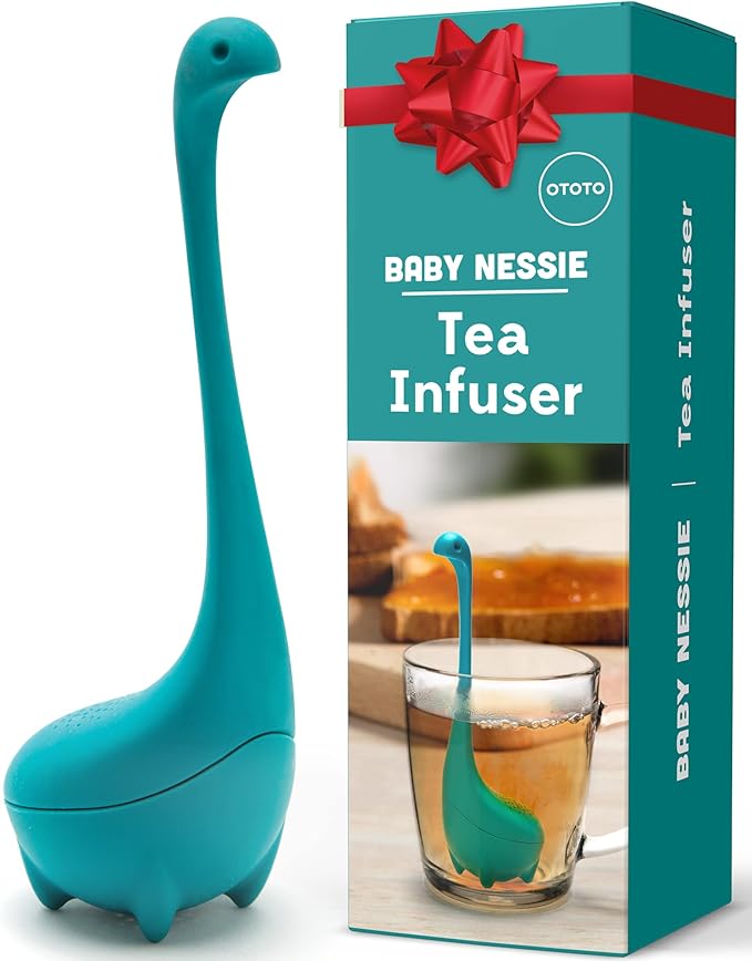 Cute Tea Infuser by OTOTO - Loose Leaf Tea Steeper, Tea Accessories, Tea Diffusers, Tea Infuser for Loose Leaf Tea, Tea Strainers, Cute Gifts, Tea Gift Set, Kitchen Gifts, Cooking Gadgets - Bloomnest