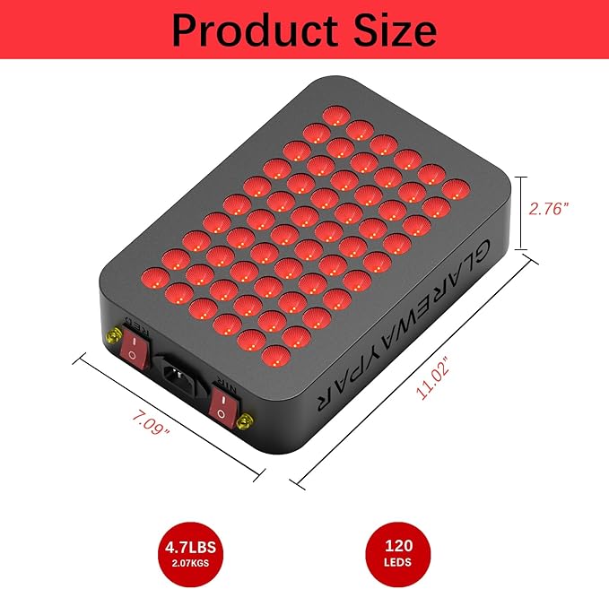 LED Red Light Therapy for Body Infrared Light Therapy Red Light Panel Red Light Therapy Device Red Light Therapy for Face REDLIGHTTHERAPY