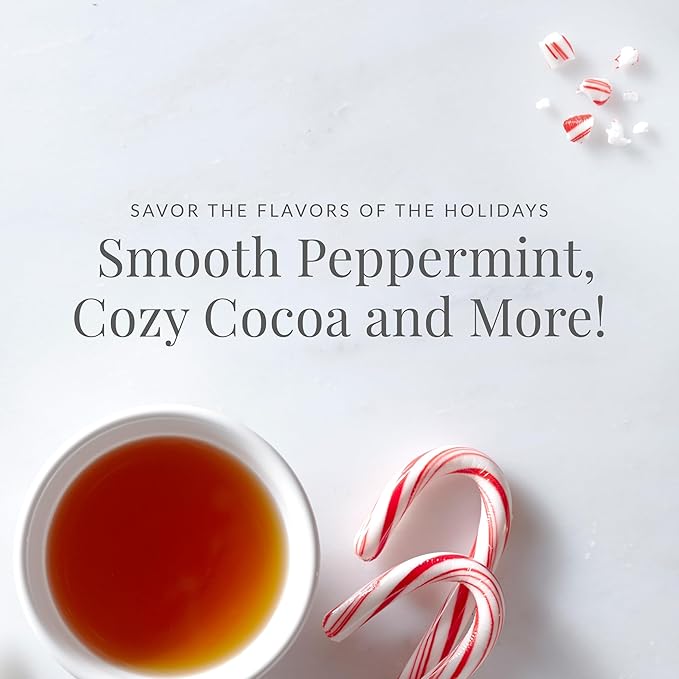 The Republic of Tea – Tablespoon Peppermint Bark, Herbal Tea Concentrate, 8 fl oz -16 Servings - Bloomnest