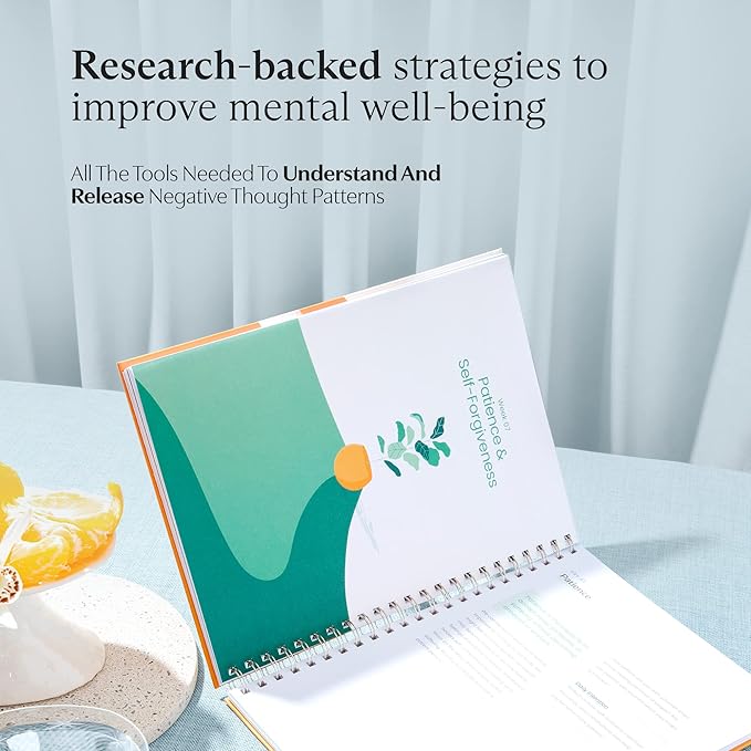 Switch Research Self-Love Journal - Self Care Journal for Women with Prompts - Mindfulness & Gratitude Journal, Therapist Recommended for Self Reflection & Personal Growth - Guided Writing Notebook A4 - Bloomnest