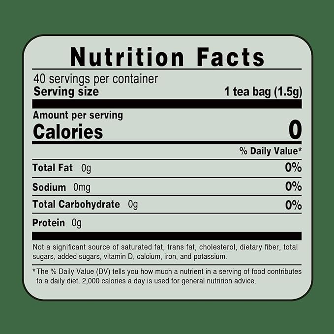TEARELAE - Gotu Kola Tea Bags - 40 Count - 100% Pure Cut & Sifted Centella Asiatica - Natural Premium Herbal Tea For Health - Non-GMO - Caffeine-Free - Bloomnest