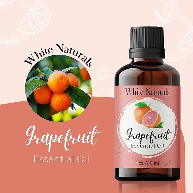 Organic Grapefruit Essential Oil - 100% Pure & Natural -Premium Therapeutic Grade with Premium Glass Dropper - Undiluted Natural/Homeopathic Aromatherapy Scented, Great for DIY Soap Making, Massage - Bloomnest